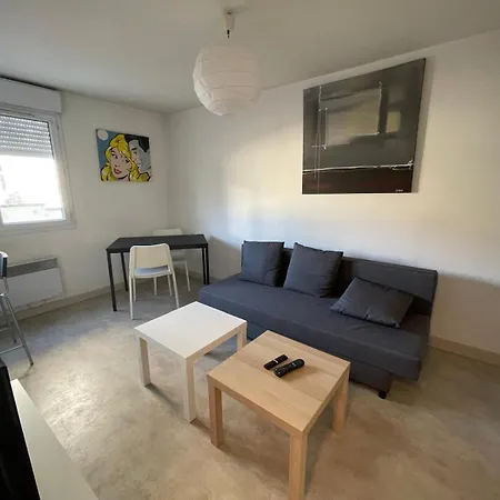 Apartment 20m2 Parking 4rue Proudhon Wifi Rdcsureleve *