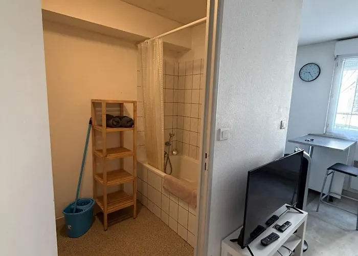 Apartman 20m2 Parking 4rue Proudhon Wifi Rdcsureleve *